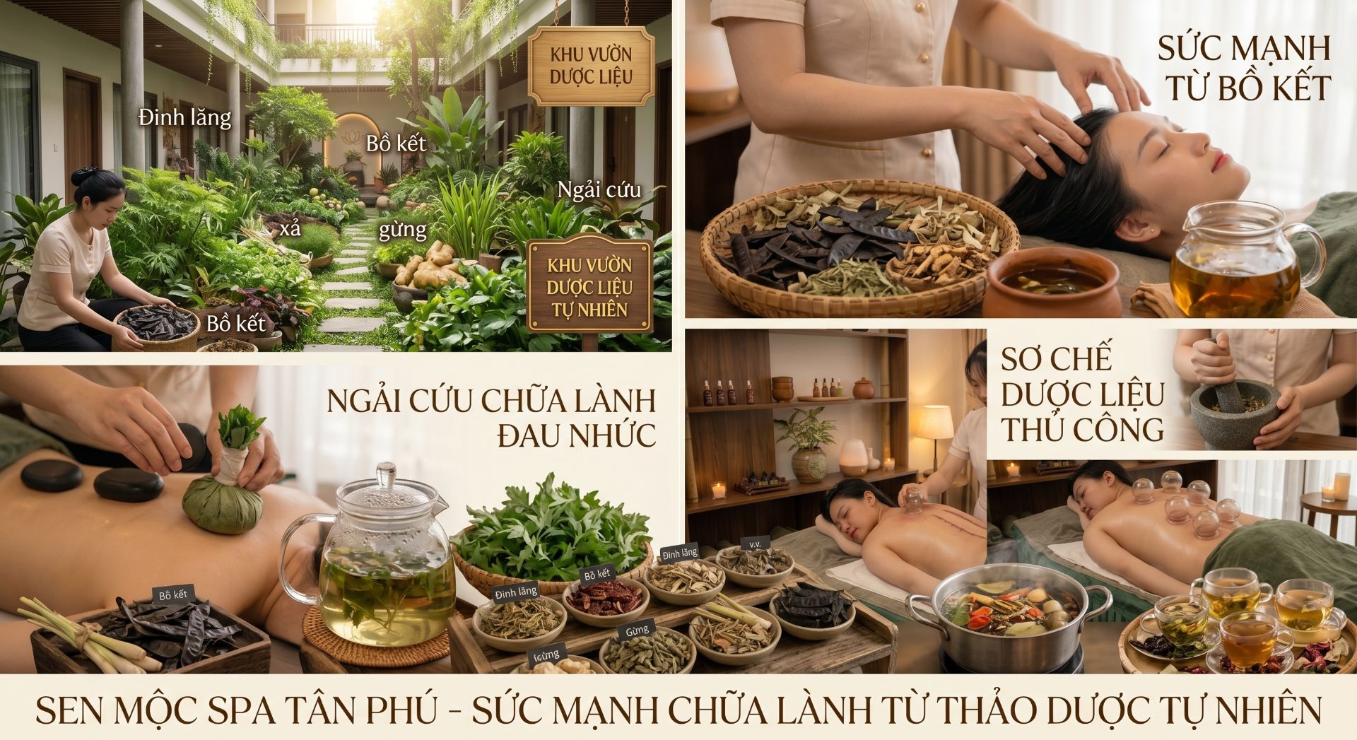 SỨC MẠNH CHỮA LÀNH TỪ THẢO DƯỢC TỰ NHIÊN TẠI SEN MỘC SPA TÂN PHÚ