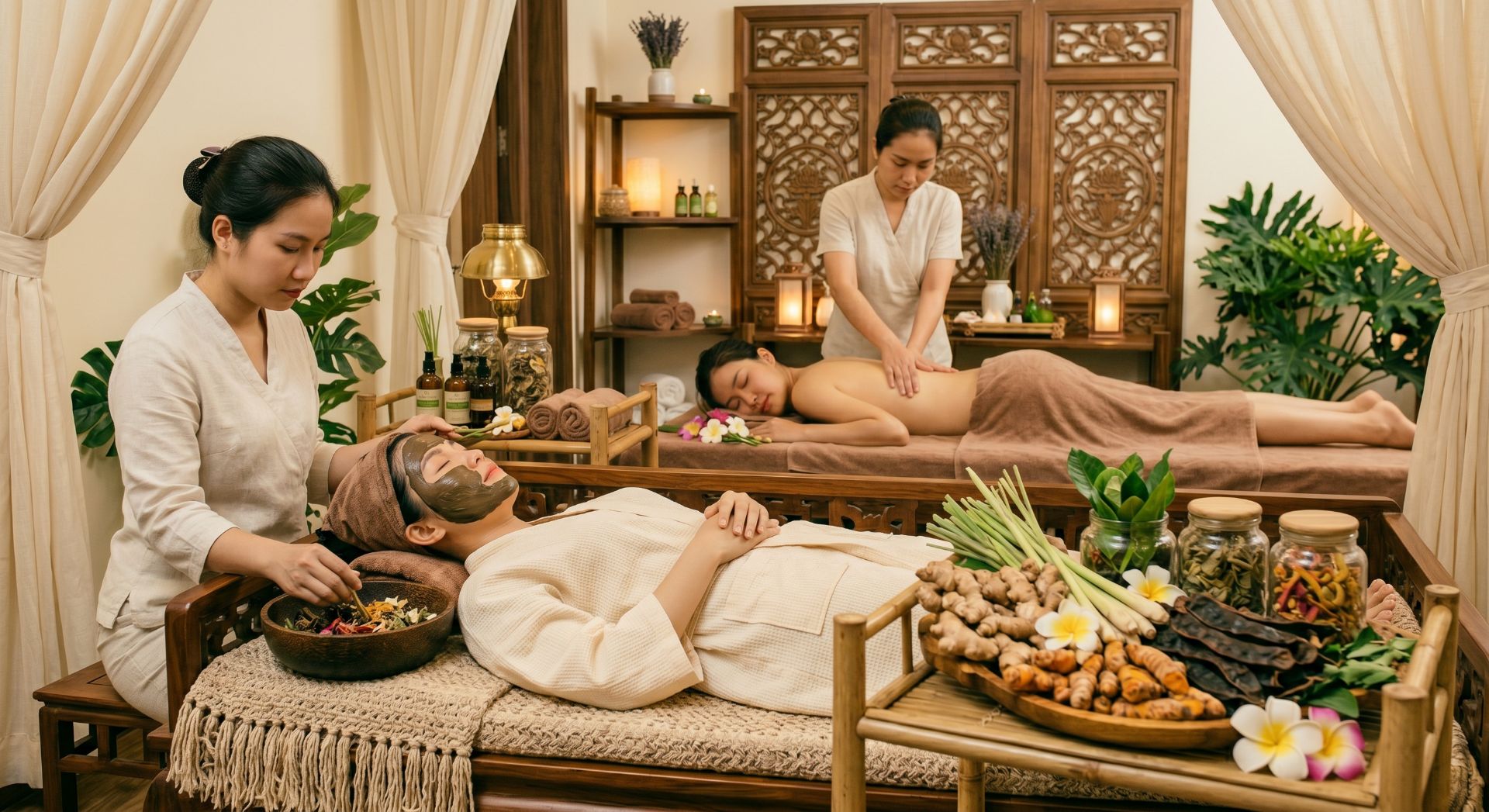 Combo 2: Body Chuyên Sâu & Gội Đầu Dưỡng Sinh